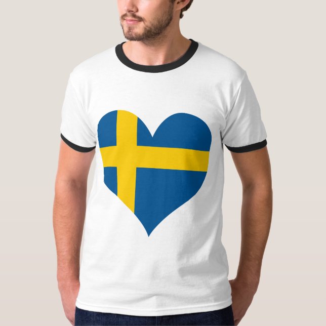 Buy Sweden Flag T-Shirt (Front)