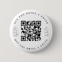 Buy the Bride a Drink Bachelorette QR Code Button