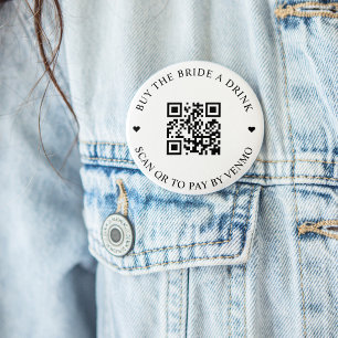 Buy The Bride A Drink QR Code Button