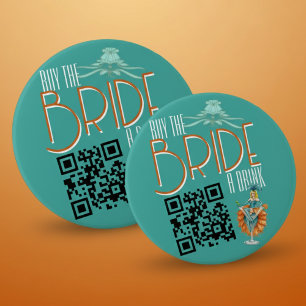 Buy The Bride a Drink Showgirl Bachelorette 7.5 Cm Round Badge