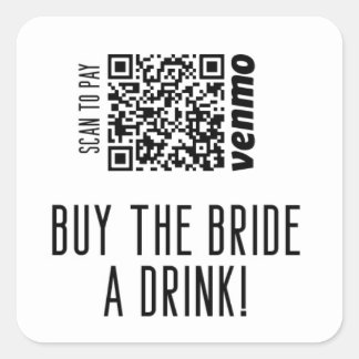 Buy The Bride A Drink  Square Sticker