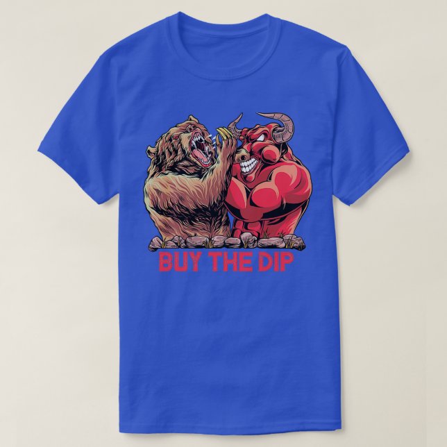 Buy The Dip Day Trader T-Shirt (Design Front)