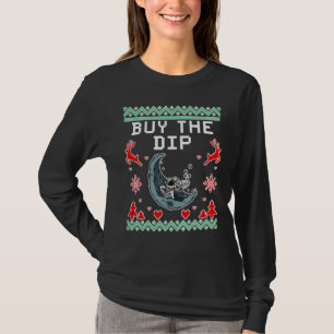 Buy The Dip Funny Bitcoin Astronaut Crypto Ugly C T-Shirt