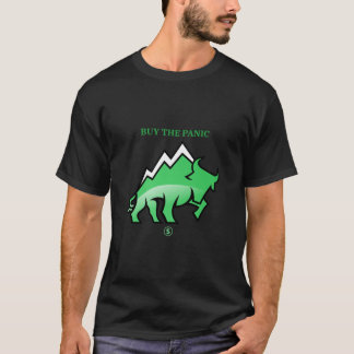 Buy the Panic Stock Market Bull T-Shirt
