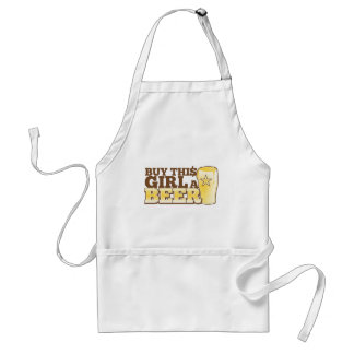 Buy This Girl a BEER! Standard Apron