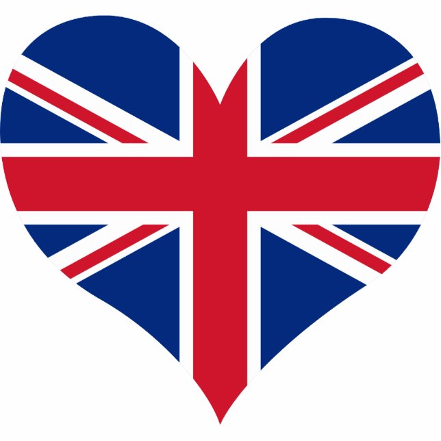 Buy United Kingdom Flag Standing Photo Sculpture (Front)