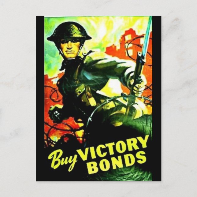 Buy Victory Bonds Postcard (Front)