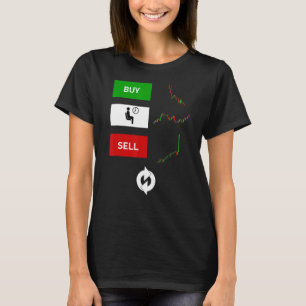 Buy Wait Sell Repeat Day Trade Stocks Investor Cry T-Shirt