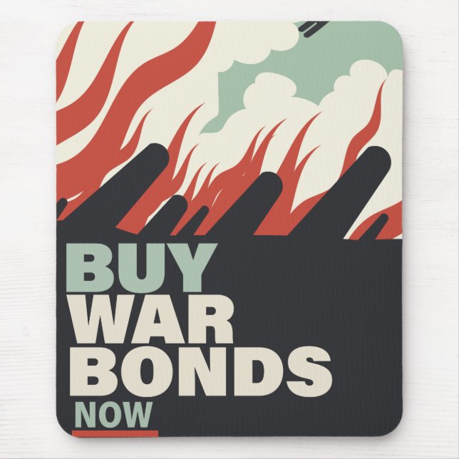 Buy War Bonds Now. Mouse Mat (Front)