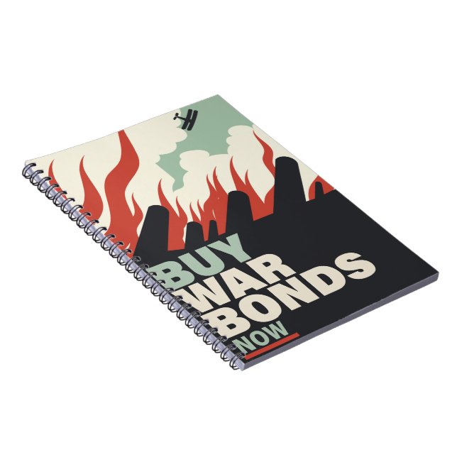 Buy War Bonds Now. Notebook (Right Side)