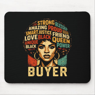 Buyer Black History Month Powerful Black Pride Art Mouse Mat