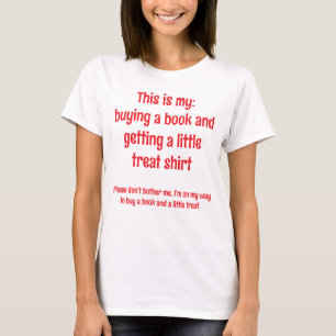 Buying a book and getting a little treat shirt