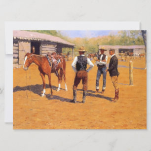 Buying Polo Ponies in the American Old West Card