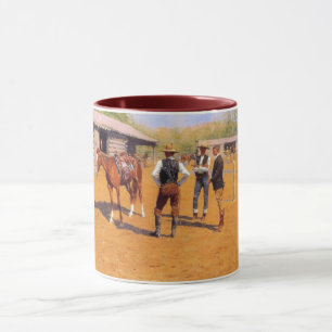 Buying Polo Ponies in the American Old West Mug