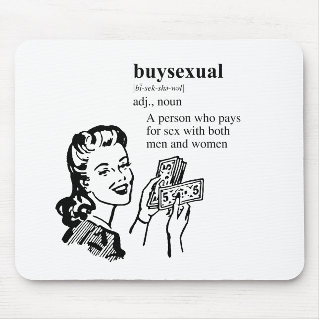BUYSEXUAL MOUSE MAT (Front)