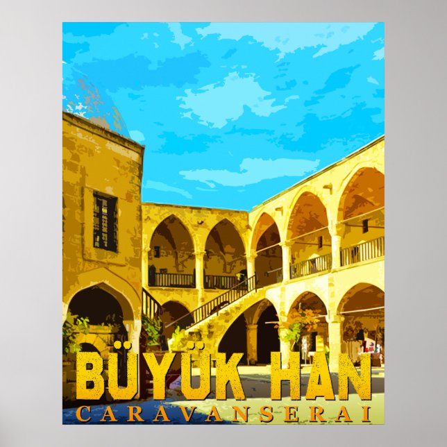 Büyük Han cyprus - Great Inn caravansarai gifts Poster (Front)