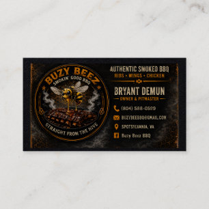 Buzy Bee BBQ Business Card