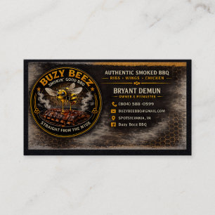 Buzy Bee BBQ Business Card