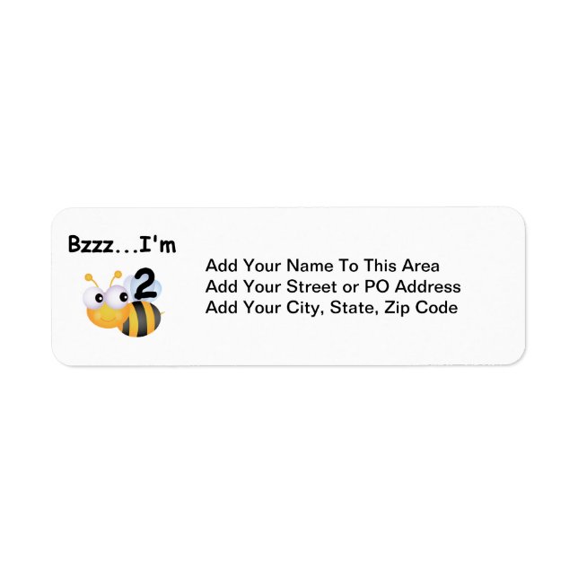 Buzz Bumblebee 2nd Birthday T-shirts and Gifts (Front)