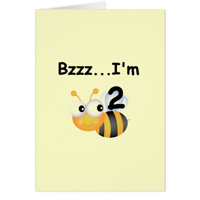 Buzz Bumblebee 2nd Birthday T-shirts and Gifts (Front)