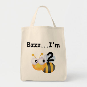 Buzz Bumblebee 2nd Birthday T-shirts and Gifts Tote Bag