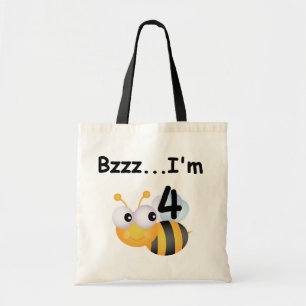 Buzz Bumblebee 4th Birthday T-shirts and Gifts Tote Bag