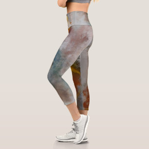 "Buzz" by Ramona Walach Capri Leggings
