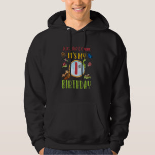 Buzz Hop & Crawl It's My 1st Birthday Bug Insects  Hoodie