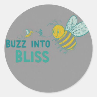 Buzz into Bliss: Colourful Sticker Collection