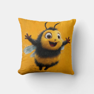 Buzz of Joy – Happy Bee Pillow
