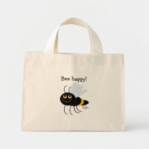 BuzzAboutBees Bee Happy Mini-tote