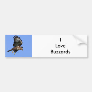 Buzzard  3 bumper sticker