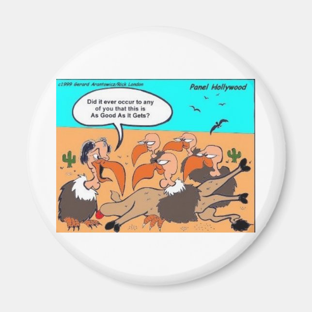 Buzzard In Ecstacy Funny Gifts Tees & Collectibles Magnet (Front)