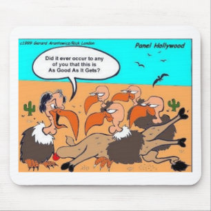 Buzzard In Ecstacy Funny Gifts Tees & Collectibles Mouse Mat