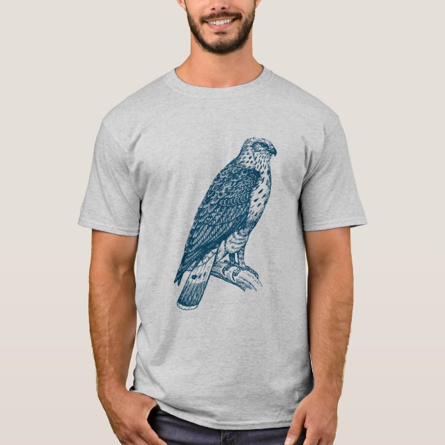 Buzzard - Ocean Blue T-Shirt (Front)