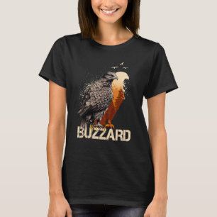Buzzard Scavenger Vulture Bird Vintage Forest T-Shirt