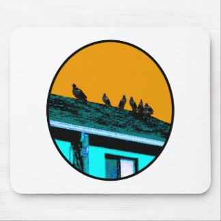 Buzzards o Cyan Gold The MUSEUM Zazzle Gifts Mouse Mat