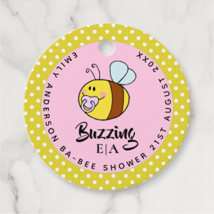 Buzzing Ba-BEE Baby Shower Cute Thank You Favour Favour Tags