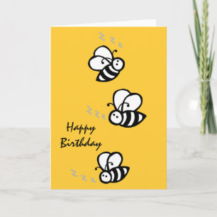 Buzzing Bees Card