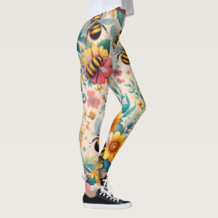 Buzzing Blooms Leggings