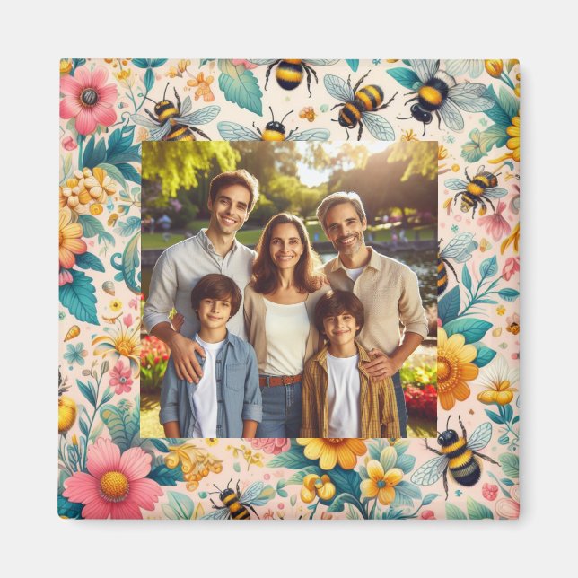 Buzzing Blooms Magnet (Front)