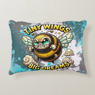 Buzzing for Greatness Decorative Cushion