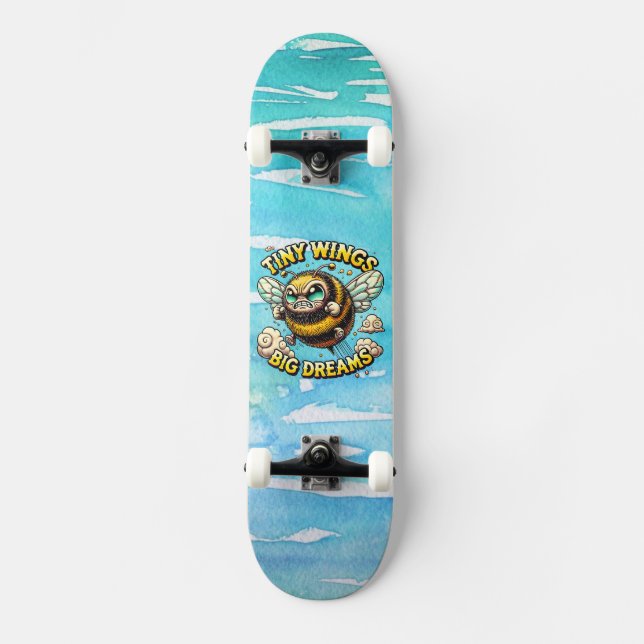 Buzzing for Greatness Skateboard (Front)