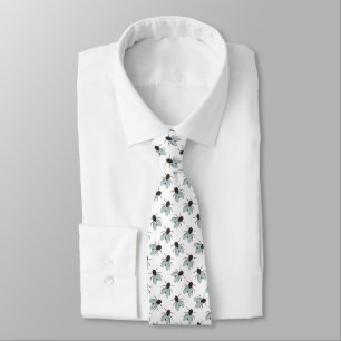 Buzzing House Flies Fly Swatter Insect Yucky Bug Tie