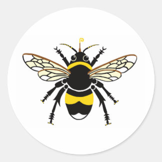 Buzzy  BEE - Conservation - Ecology - Nature - Classic Round Sticker