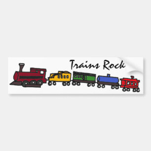 BV-Trains Rock Bumper Sticker