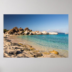 BVI, Virgin Gorda, The Baths National Park Poster