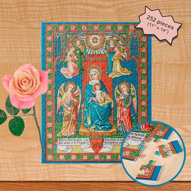 BVM & Christ Child Jigsaw Puzzle (Creator Uploaded)