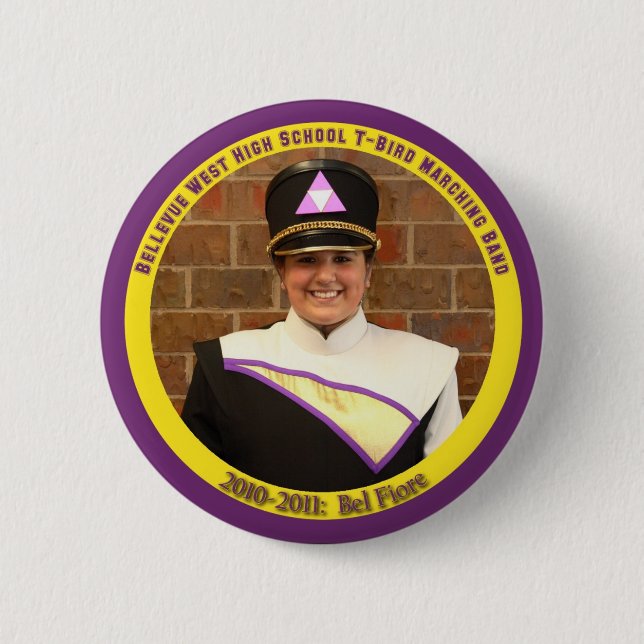 BW10- (133) 6 CM ROUND BADGE (Front)