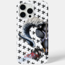 BW! BIOHAZARD WARNING! SKULL